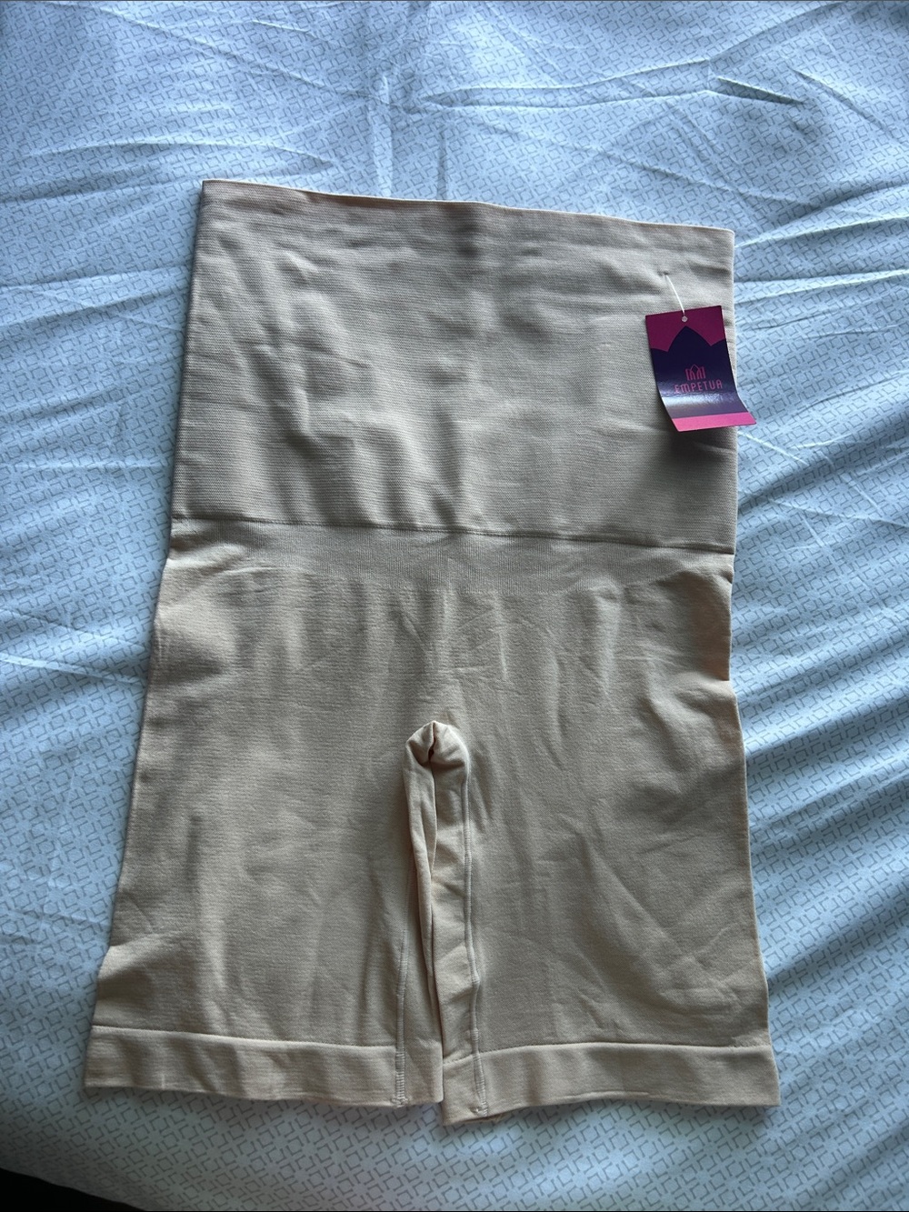 🆕 M L nylon spandex Seamless High-Waist Shaping Shorts - Nude